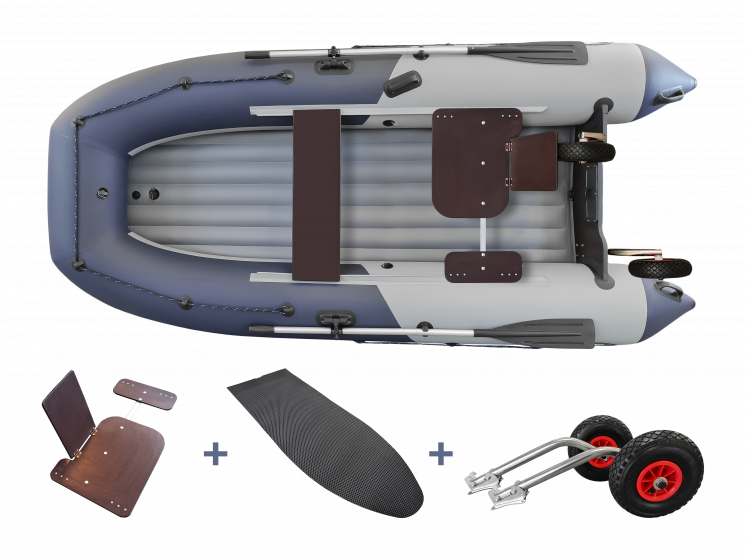 Комплект надувная лодка НДНД Grouper 335 Премиум