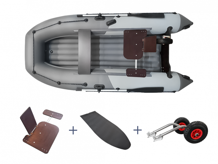 Комплект надувная лодка НДНД Grouper 350  Премиум (нестандартная) заказ №21