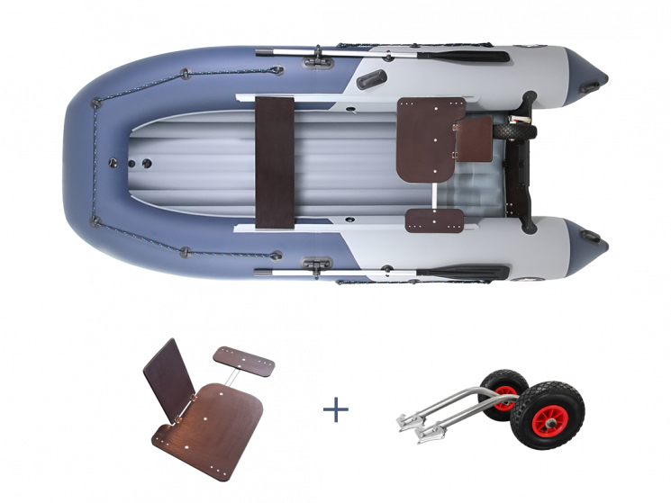 Комплект надувная лодка НДНД Grouper 350 с сиденьем "Сикосари" (нестандартная) заказ №26